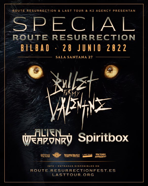 Bullet for my Valentine concierto Bilbao