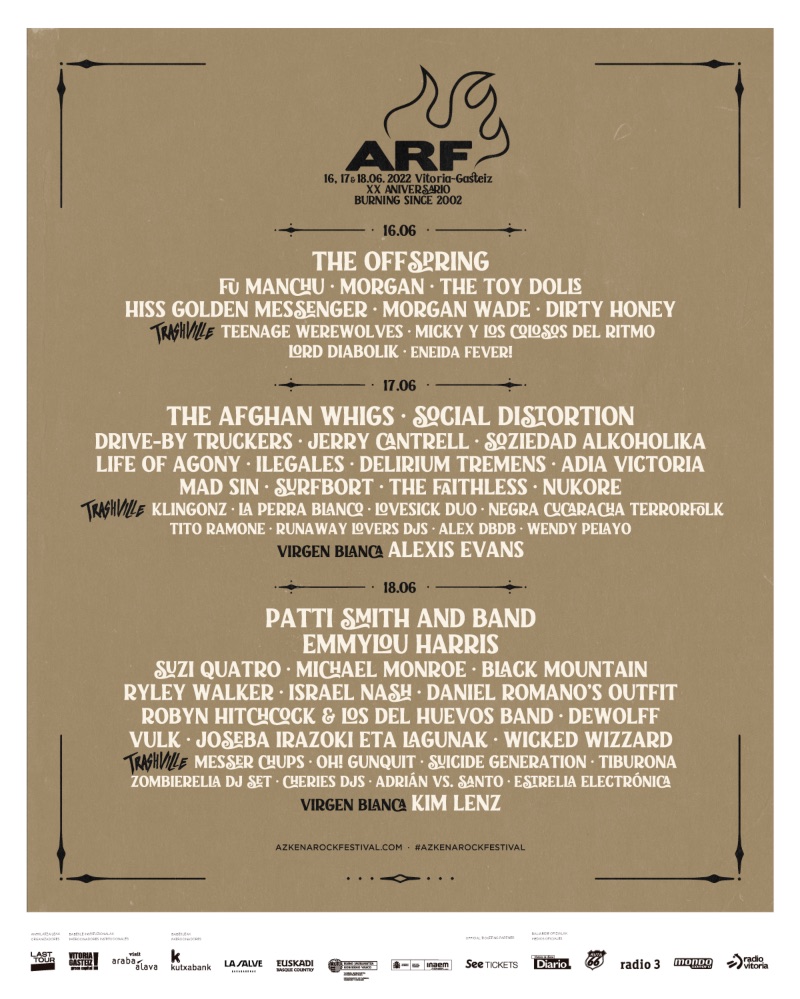 Azkena Rock Festival 2022 line-up