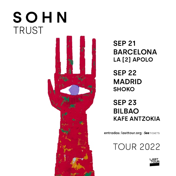 Concierto de Sohn en Barcelona, Madrid y Bilbao