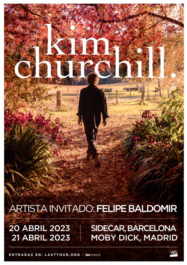 Concierto de Kim Churchill en Madrid y Barcelona